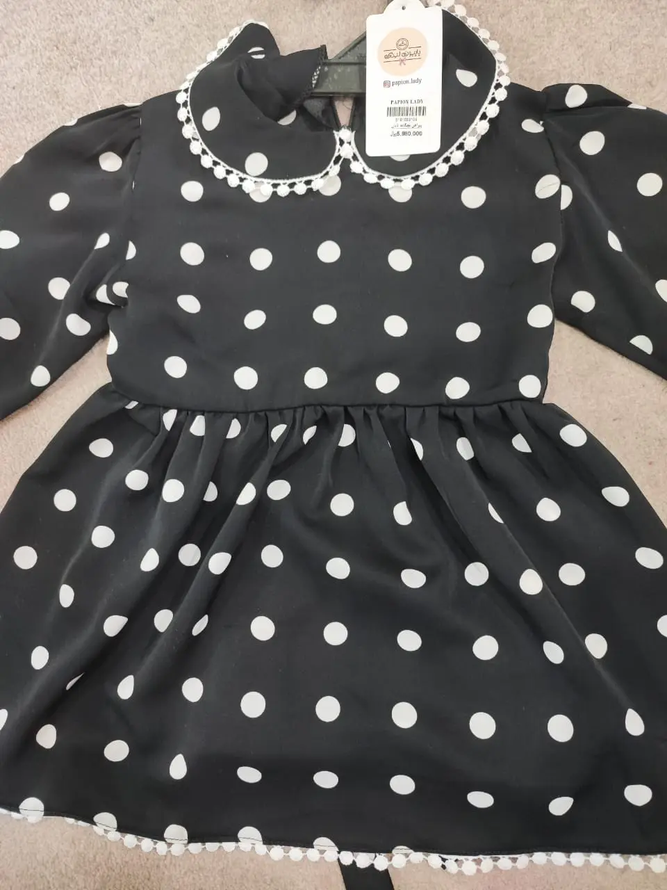 3165-پیراهن بچگانه پاریس (ایراد دار)